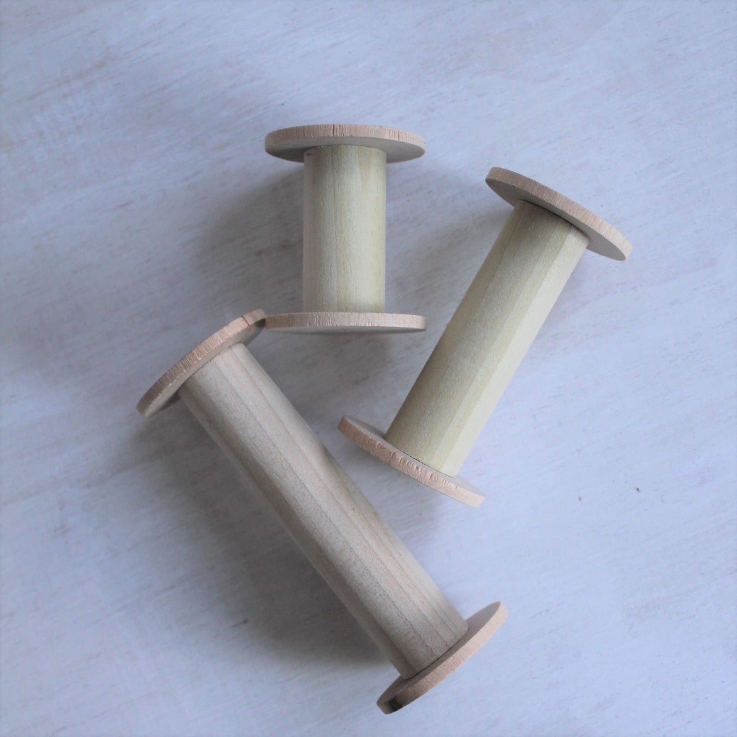 Handmade WOOD SPOOLS for Silk Ribbon - Various Sizes